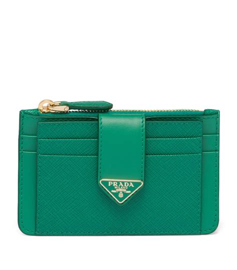 prada green cardholder|prada card holders.